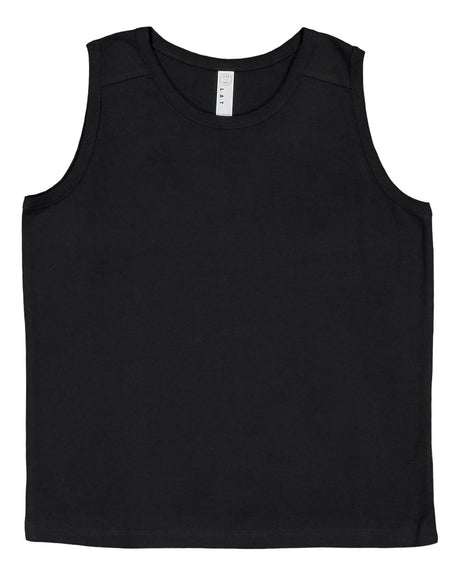 LAT Youth Fine Jersey Tank. 6123 - Black
