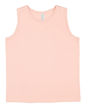 LAT Youth Fine Jersey Tank. 6123 - Blush
