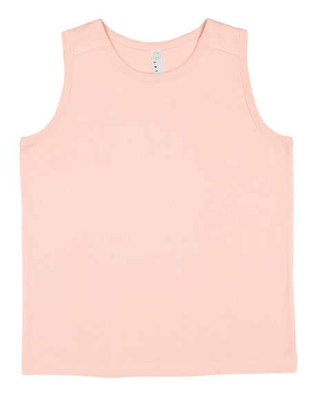 LAT Youth Fine Jersey Tank. 6123 - Blush