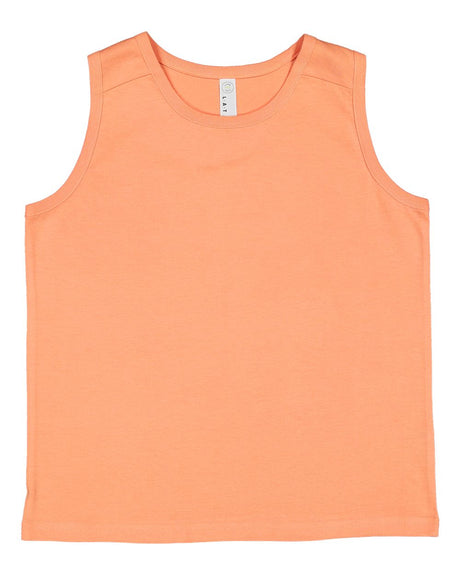 LAT Youth Fine Jersey Tank. 6123 - Sunset
