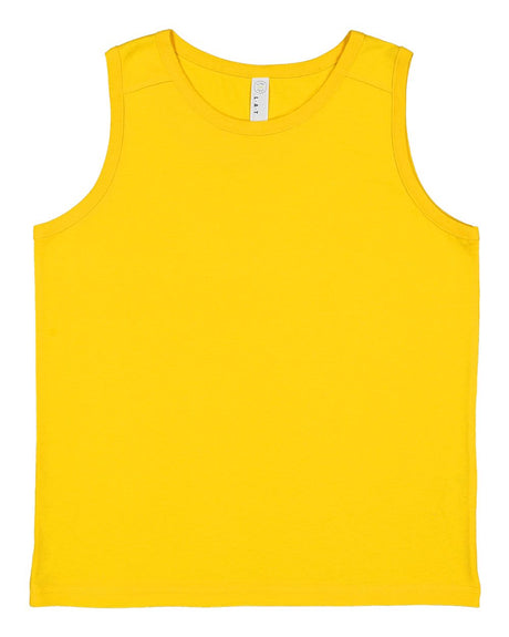 LAT Youth Fine Jersey Tank. 6123 - Yellow