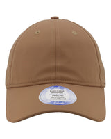 Infinity Her Women's Perforated Performance Cap. SOPHIE - Mocha Mousse/ Stripes