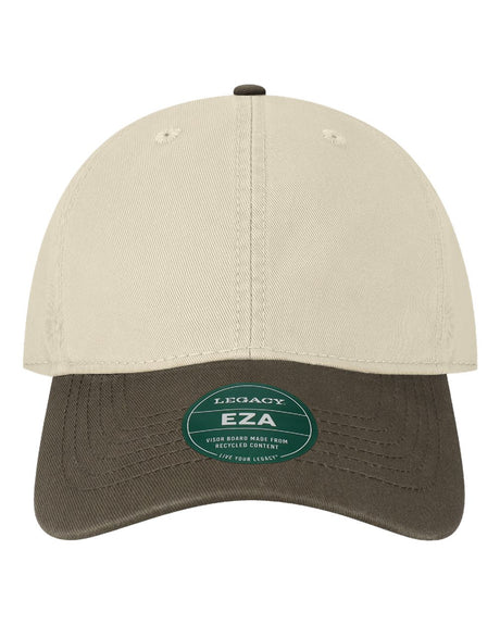 LEGACY Relaxed Twill Dad Hat. EZA - Stone/ Brown