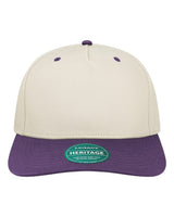 LEGACY Heritage Twill Cap. HTA - Stone/ Purple