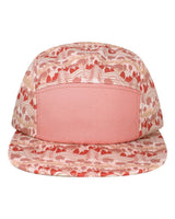 LOCALE Five-Panel Camper Hat. CAMPER - Rose Wavy Tree