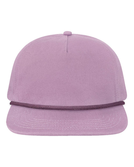 LOCALE Five-Panel Rope Cap. WILSON - Lavendar/ Purple