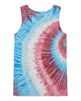 Colortone Unisex Tie-Dyed Tank Top. 3500 - Fire Cracker
