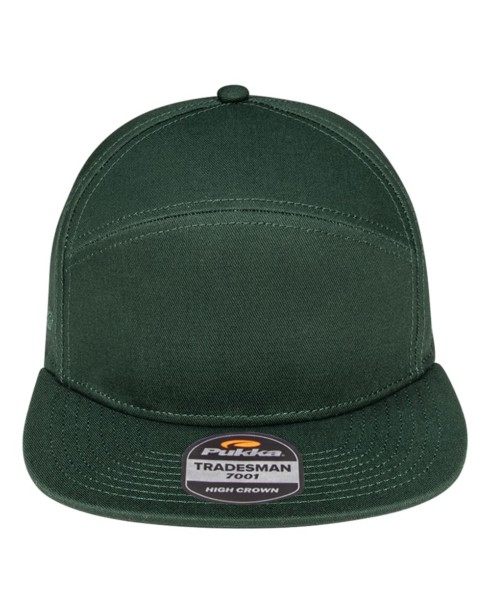 Pukka Tradesman Hybrid Six-Panel Cap. 7001P - Forest Green