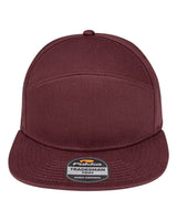 Pukka Tradesman Hybrid Six-Panel Cap. 7001P - Maroon