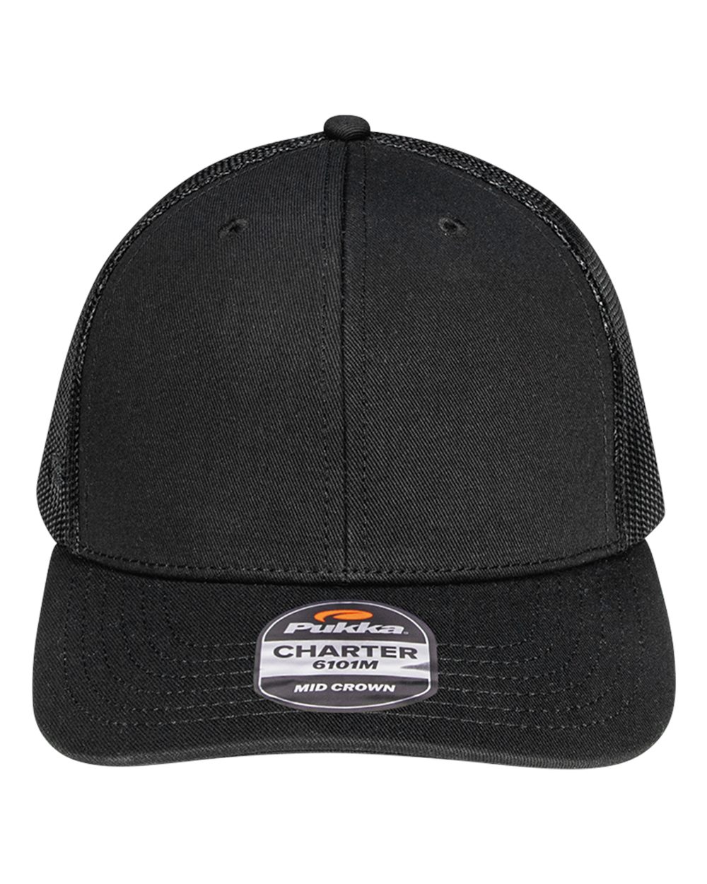 Pukka Charter Six-Panel Cap. 6101M - Black
