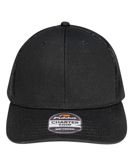 Pukka Charter Six-Panel Cap. 6101M - Black