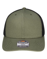 Pukka Charter Six-Panel Cap. 6101M - Olive Green/ Black