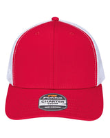 Pukka Charter Six-Panel Cap. 6101M - Red/ White
