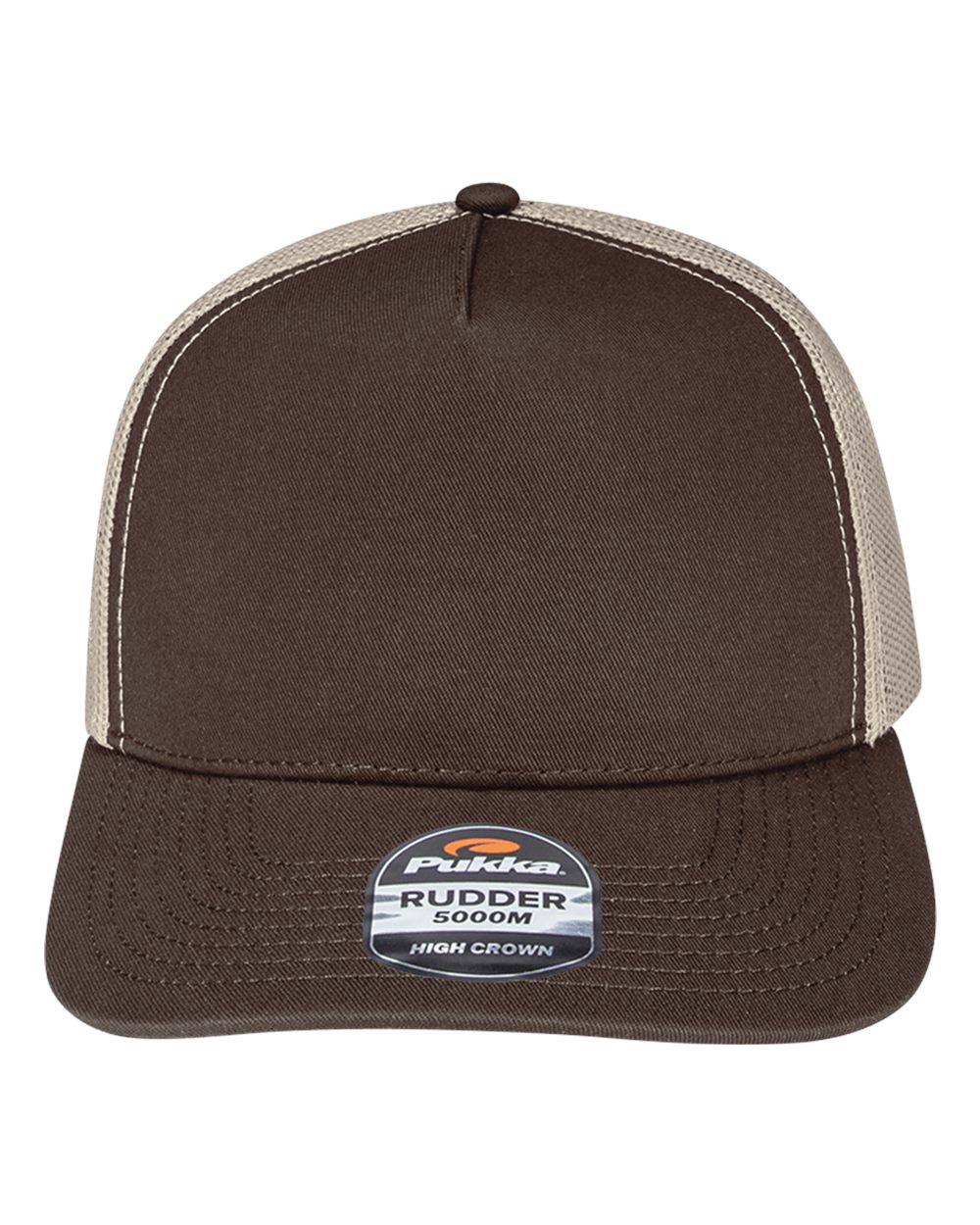 Pukka Rudder Five-Panel Cap. 5000M - Brown/ Khaki