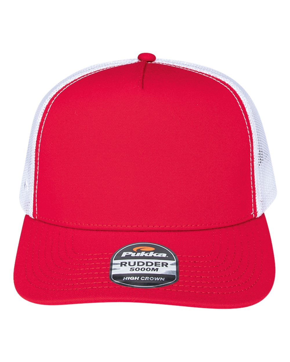 Pukka Rudder Five-Panel Cap. 5000M - Red/ White