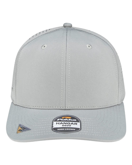 Pukka Hangar Perforated Six-Panel Cap. 6600 - Steel Grey