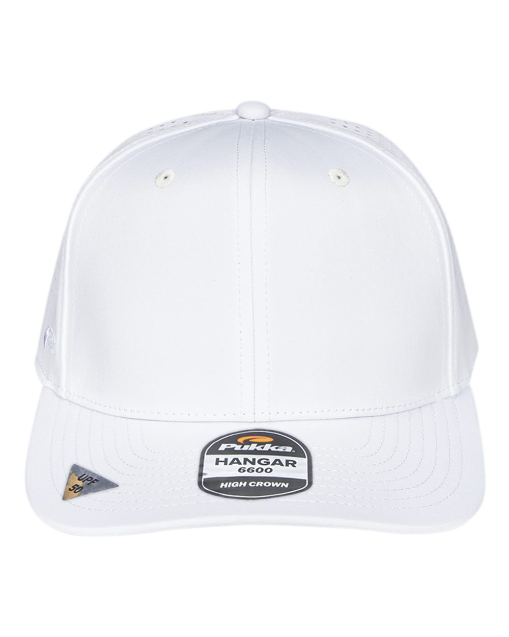 Pukka Hangar Perforated Six-Panel Cap. 6600 - White