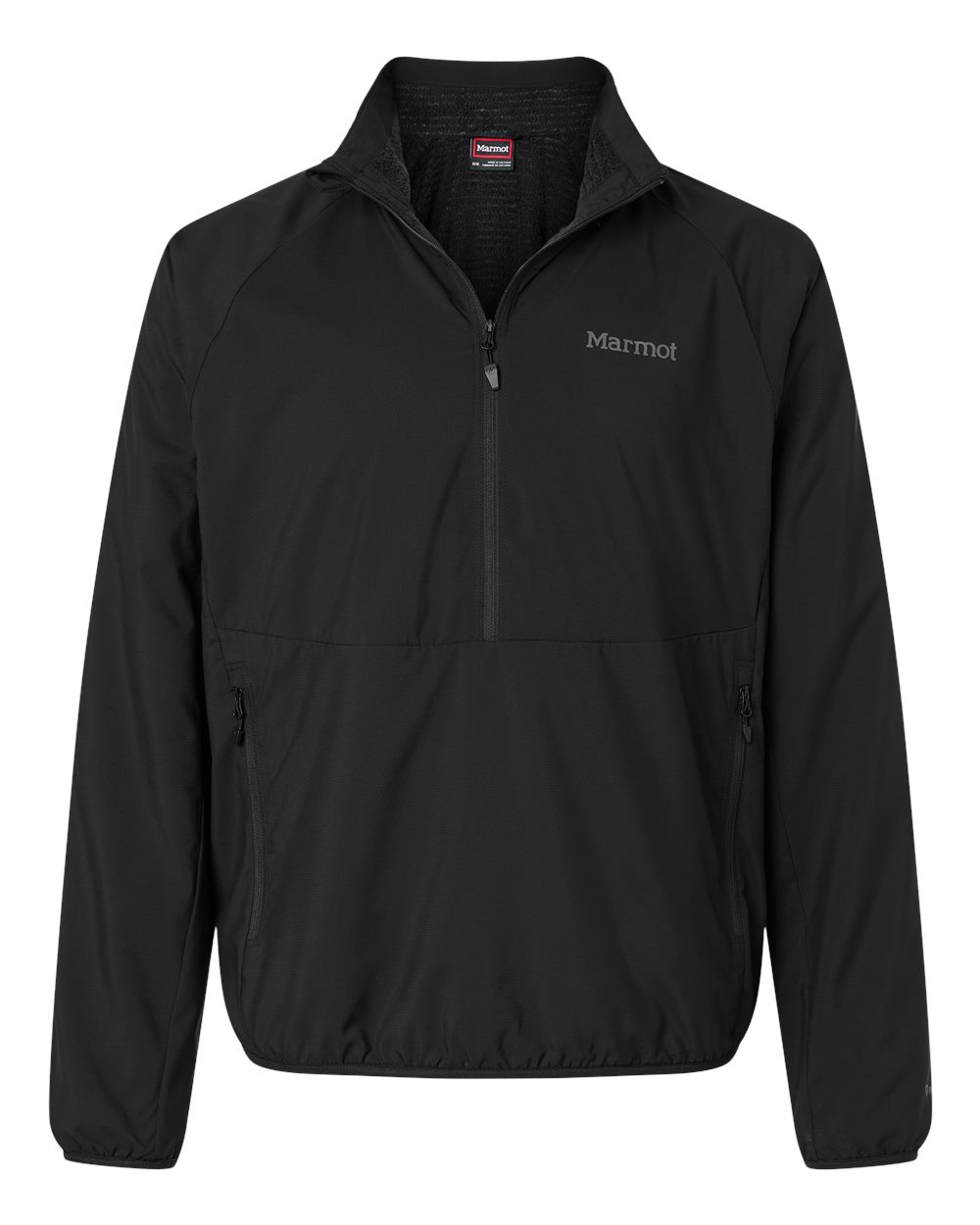 Marmot Men's Aerothermal Soft Shell Quarter-Zip Pullover. M16218 - Black