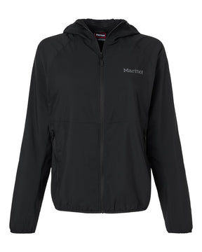 Marmot Women's Aerothermal Soft Shell Hooded Jacket. M16246 - Black