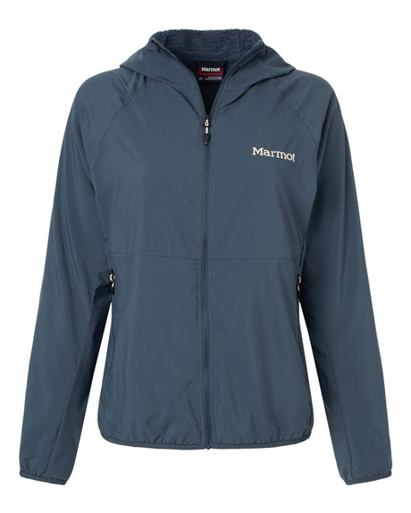 Marmot Women's Aerothermal Soft Shell Hooded Jacket. M16246 - Thunderhead