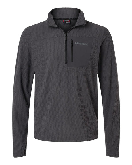 Marmot Men's Air Fleece Quarter-Zip Pullover. M16726 - Blackened