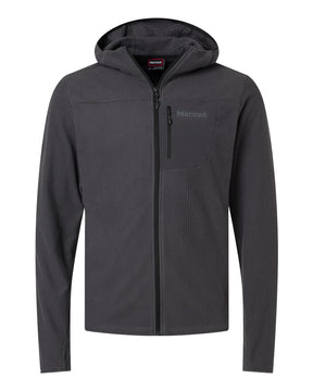 Marmot Men's Air Fleece Hooded Jacket. M16727 - Blackened