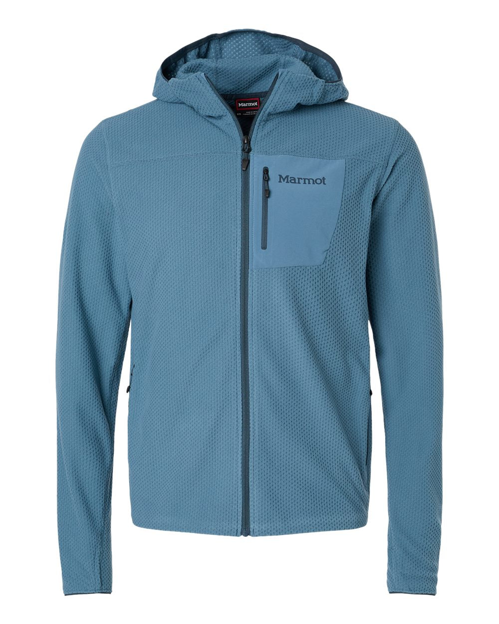 Marmot Men's Air Fleece Hooded Jacket. M16727 - Summer Storm