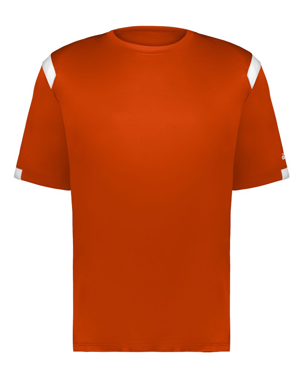 Badger Men's On The Rise T-Shirt. 4251 - Burnt Orange/ White