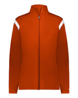 Badger Women's On The Rise Outercore Warm-Up Jacket. 7925 - Burnt Orange/ White