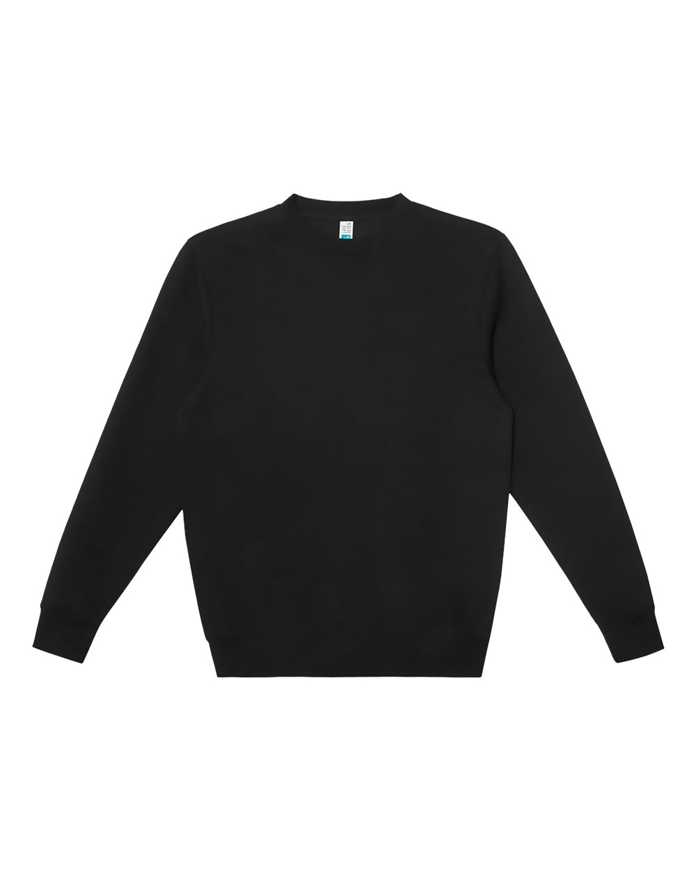 Lane Seven Unisex Heavyweight Crewneck Sweatshirt. LS19004 - Black