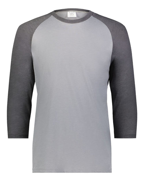 Augusta Sportswear Men's Gameday Vintage T-Shirt. 6879 - Grey Heather/ Carbon Heather