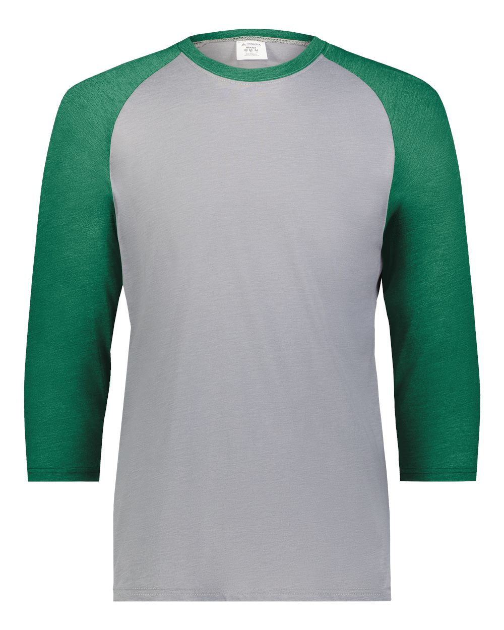 Augusta Sportswear Men's Gameday Vintage T-Shirt. 6879 - Grey Heather/ Kelly Heather