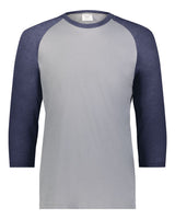 Augusta Sportswear Men's Gameday Vintage T-Shirt. 6879 - Grey Heather/ Navy Heather
