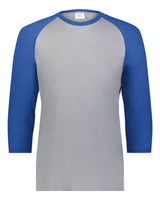 Augusta Sportswear Men's Gameday Vintage T-Shirt. 6879 - Grey Heather/ Royal Heather
