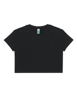 Lane Seven Women's Garment-Dyed Urban Cropped Tee. LS86000GD - Pigment Black