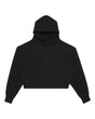 Lane Seven Women's Relaxed Cropped Hoodie Sweatshirt. LS88001 - Black