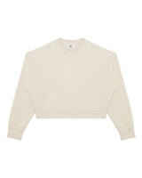 Lane Seven Women's Relaxed Cropped Crewneck Sweatshirt. LS88004 - Bone