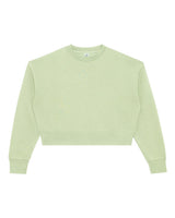 Lane Seven Women's Relaxed Cropped Crewneck Sweatshirt. LS88004 - Matcha