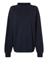 Independent Trading Co. Women's Midweight Mock Neck Sweatshirt. IND280MOCK - Classic Navy