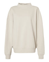 Independent Trading Co. Women's Midweight Mock Neck Sweatshirt. IND280MOCK - Ivory