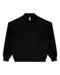 Lane Seven Unisex Element Polo Collar Crewneck Sweatshirt. LS24012 - Black