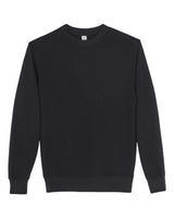 Lane Seven Unisex Thermal Crewneck Sweatshirt. LS34004 - Black