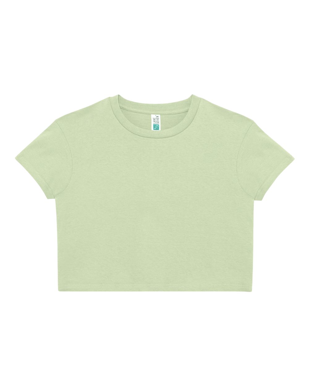 Lane Seven Women's Crop Tee. LS81000 - Matcha