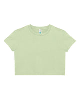 Lane Seven Women's Crop Tee. LS81000 - Matcha