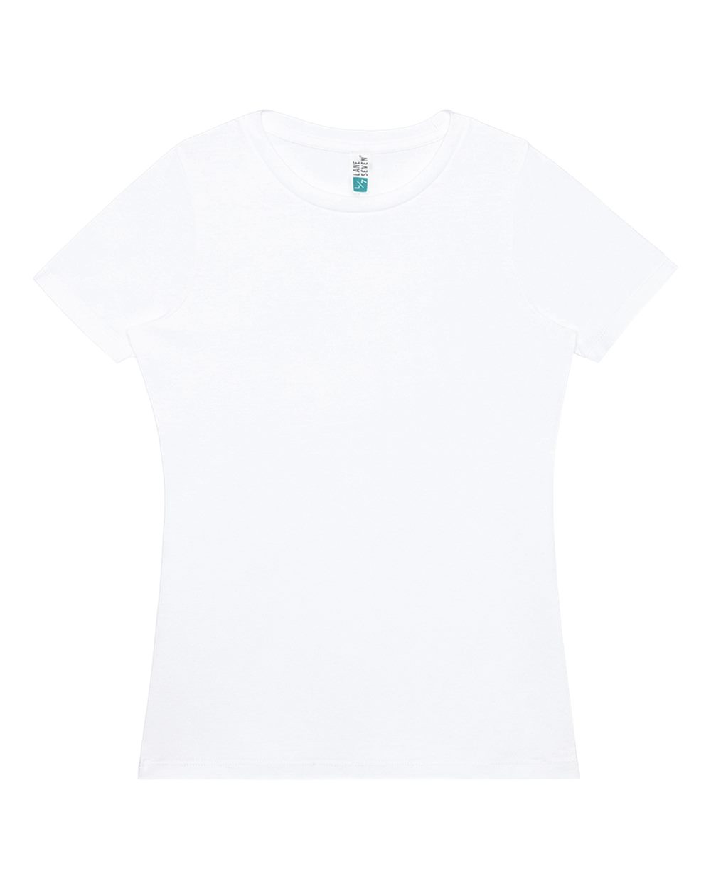Lane Seven Women's Relaxed Tee. LS81001 - White