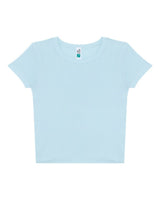 Lane Seven Women's Baby Tee. LS82001 - Baby Blue