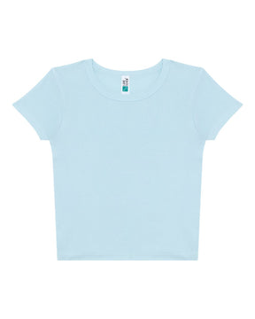 Lane Seven Women's Baby Tee. LS82001 - Baby Blue