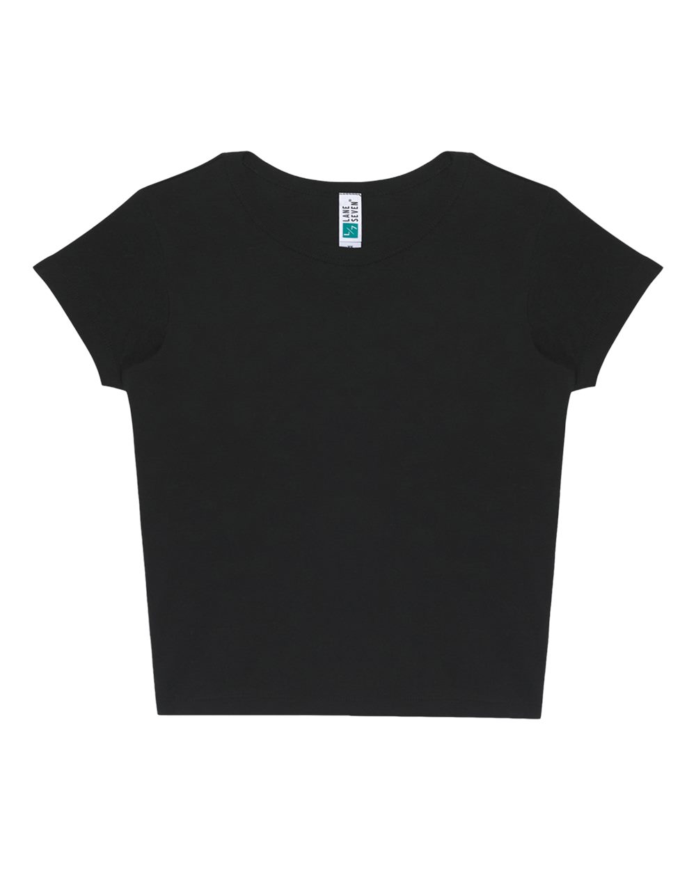 Lane Seven Women's Baby Tee. LS82001 - Black