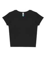 Lane Seven Women's Baby Tee. LS82001 - Black
