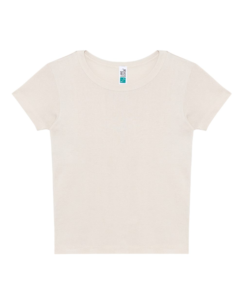 Lane Seven Women's Baby Tee. LS82001 - Bone